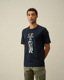 MERCERIZED JERSEY TWISTED BRITISH SAILOR T-SHIRT  C.P. Company