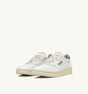 BASKET AUTRY MEDALIST LOW CUIR BLANC NOIR
