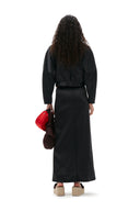 DOUBLE SATIN SHORT JACKET Ganni