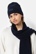 Edouard Merino Wool Scarf | Night Sky Blue Ame