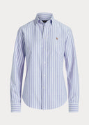 Chemise Oxford rayée coupe classique Ralph Lauren