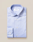 Chemise bleu clair en twill signature ETON