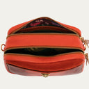 SAC LILY Lézard Orange goyave Claris Virot