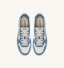 BASKET MEDALIST BAISSE EN CUIR BICOLORE BLANC ET BLEU CIEL Autry