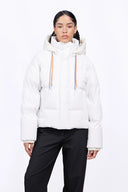 Doudoune courte mate Lili Gum White Gertrude & Gaston