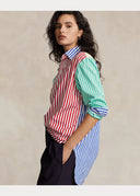 Chemise ample fantaisie rayée en coton Ralph Lauren