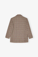 Blazer GANNI à carreaux