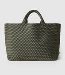CABAS NAGHEDI ST BARTHS LARGE OLIVE