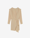 ROBE COURTE DRAPÉE MITZI iro
