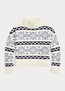 Pull à motif géo en laine mélangée Ralph Lauren