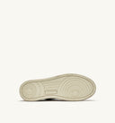 BASKET MEDALIST LOW SUPER VINTAGE EN CUIR BLANC ARGENT ET NOIR Autry