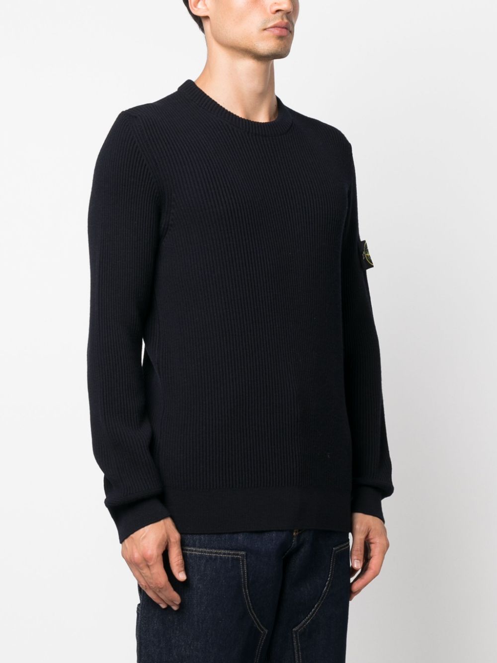 pull Stone Island 553C2 Navy— HENIN
