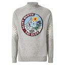 Man half-turtleneck sweater with Matterhorn jacquard print  MC2 SAINT-BARTH