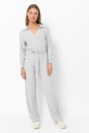 House Knitted Jumpsuit | Marled Grey
