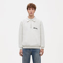 Sweat FLANEUR half zip heather cool grey
