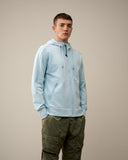 Diagonal Raised Fleece Goggle Zipped Hoodie C.P. Company