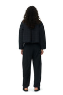 VESTE BLACK SHORT QUILT Ganni
