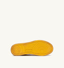 BASKET MEDALIST LOW SUPER VINTAGE EN CUIR BLANC ET VIOLET Autry