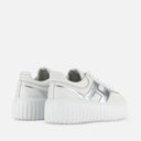 SNEAKERS HOGAN H STRIPES BLANC ARGENTE