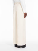 Pantalon palazzo en laine Max Mara