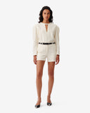 TOP EN TWEED ET LUREX COL V ABAD iro