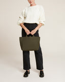 CABAS NAGHEDI ST BARTHS MEDIUM OLIVE
