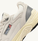 BASKETS HYPERWAY EN MESH ET DAIM BLANC ET ARGENT