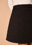 Judy black tweed skirt Tara Jarmon