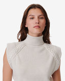 DEMOTHI STAND-UP COLLAR SWEATER iro