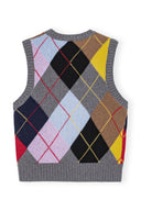 GILET HARLEQUIN WOOL Ganni