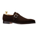 MONKTON Dark Brown Calf Suede CROCKETT & JONES LTD