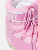 ICON LOW PINK NYLON BOOTS MOON BOOT