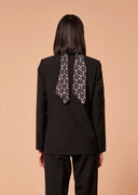Valentia black jacket in cold wool Tara Jarmon