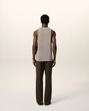 Débardeur AMI en jersey rib brillant léger