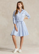 Robe-chemise à pans en coton rayé Ralph Lauren