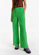 Pantalon large en velours côtelé ver Essentiel