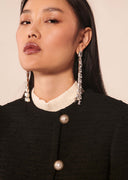 Valda black tweed jacket Tara Jarmon