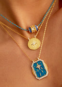 COLLIER - BLUE TALISMAN Mya Bay