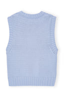 GILET BLUE COTTON ROPE Ganni