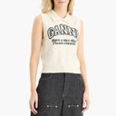 Pull GANNI sans manches écru
