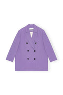 BLAZER PURPLE LIGHT OVERSIZED Ganni