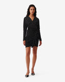 ROBE COURTE À POIS ROHANA iro