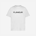 Printed Logo T-Shirt White flâneur
