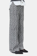 Pantalon Grey Jacquard Cargo