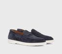 MOCASSIN EN DAIM BLEU Doucal's