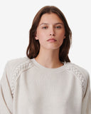 DAYL CABLE KNIT SWEATER iro