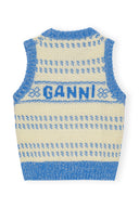 GILET BLUE GRAPHIC O-NECK Ganni