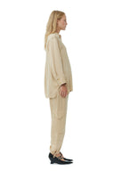 CHEMISE BEIGE WASHED SATIN Ganni