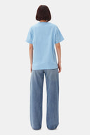 T-shirt GANNI bleu avec tigre
