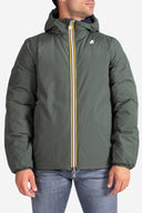 Jack Eco Stretch Thermo Double short jacket green b - blue dept K-Way